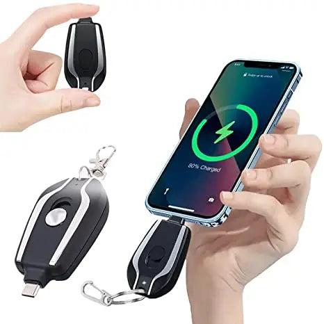 Emergency Portable Key Chain Charger (lightning cable)