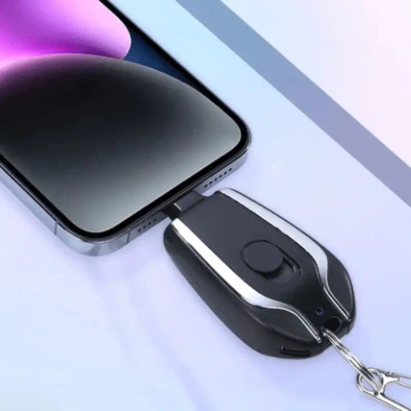 Emergency Portable Key Chain Charger (lightning cable)