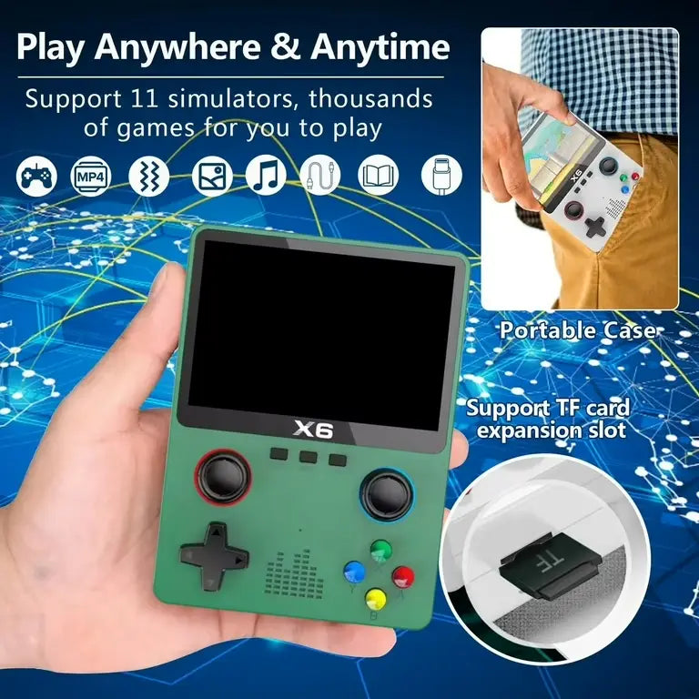 X6 3.5" IPS Portable Handheld Game Console