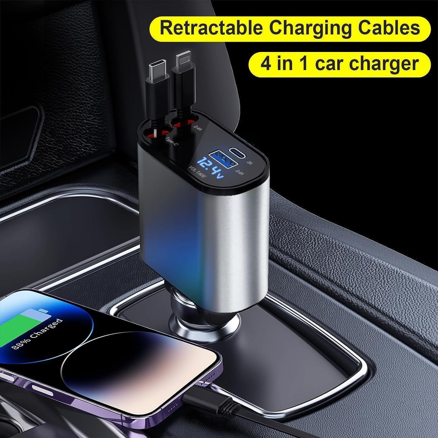Retractable Charger[60W Fast Charger]