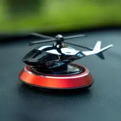 Solar Helicopter Car Dashboard Perfume